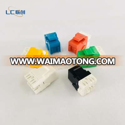 RJ45 UTP Cat6 Keystone Jack With Dust Cap Cover